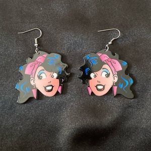 3/$30 Riverdale Archie comic Veronica earrings